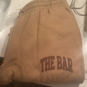 The Bar Varsity Sweatpants Chocolate Chip - Brand New, Never Worn